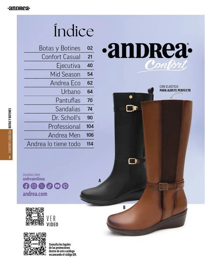 Catálogo de ANDREA - CALZADO CONFORT 26 de agosto al 25 de enero 2025 - Pagina 14