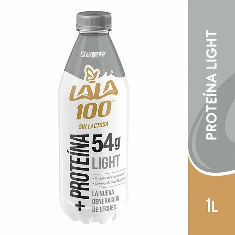 Lala Leche 100 Sin Lactosa Proteína Light 1 L