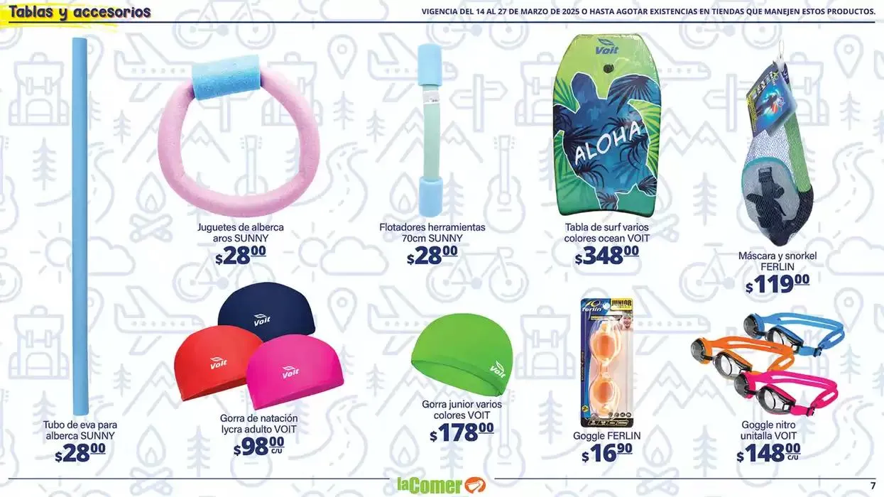 Catálogo de Vacaciones La Comer 14 de marzo al 27 de marzo 2025 - Pagina 7