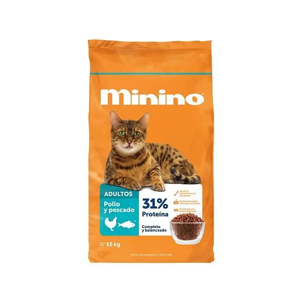 Alimento para gato Minino 15 kg