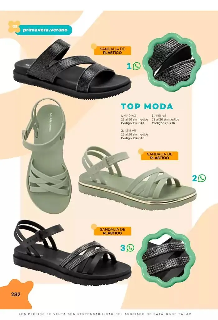 Catálogo de Pakar Sandalia 31 de enero al 31 de mayo 2025 - Pagina 282