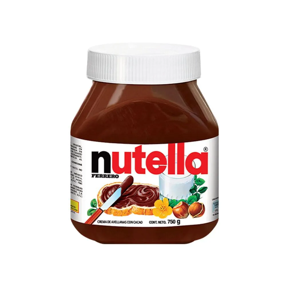 Crema de Avellanas Nutella 750 g