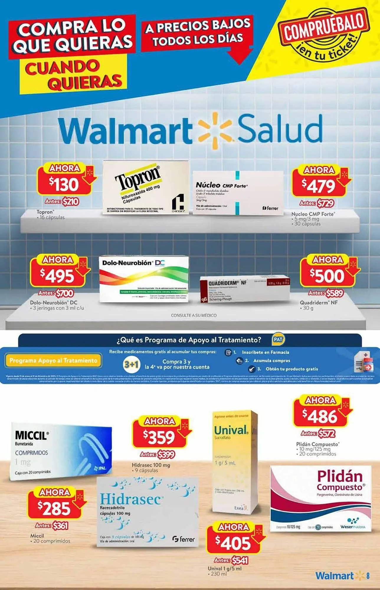 Catálogo de Catálogo Walmart 3 de julio al 23 de julio 2025 - Pagina 8