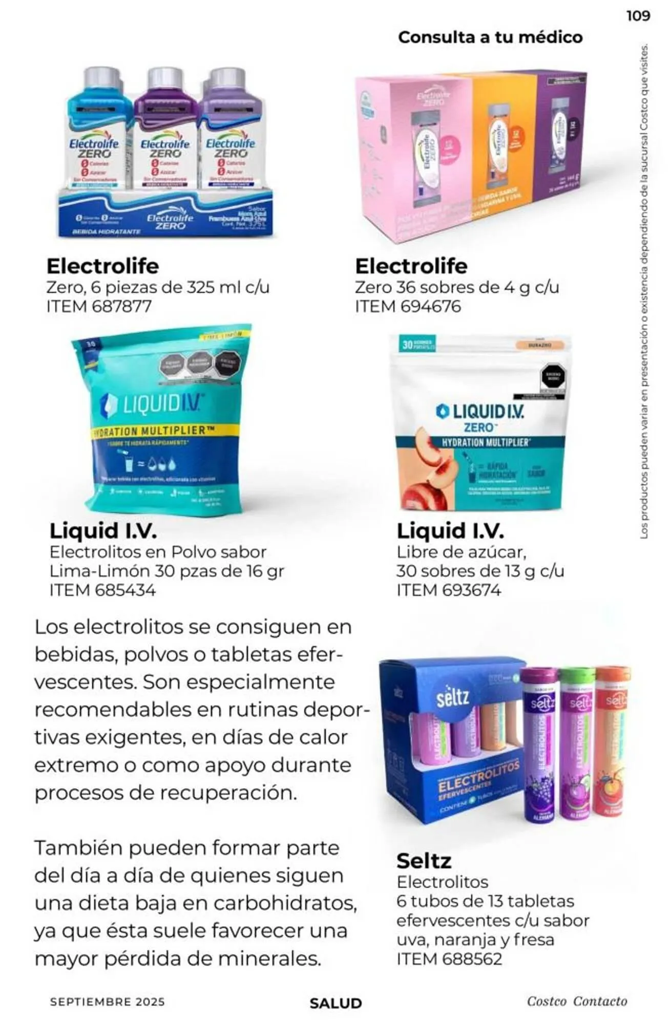 Catálogo de Catálogo Costco 10 de septiembre al 30 de septiembre 2025 - Pagina 109