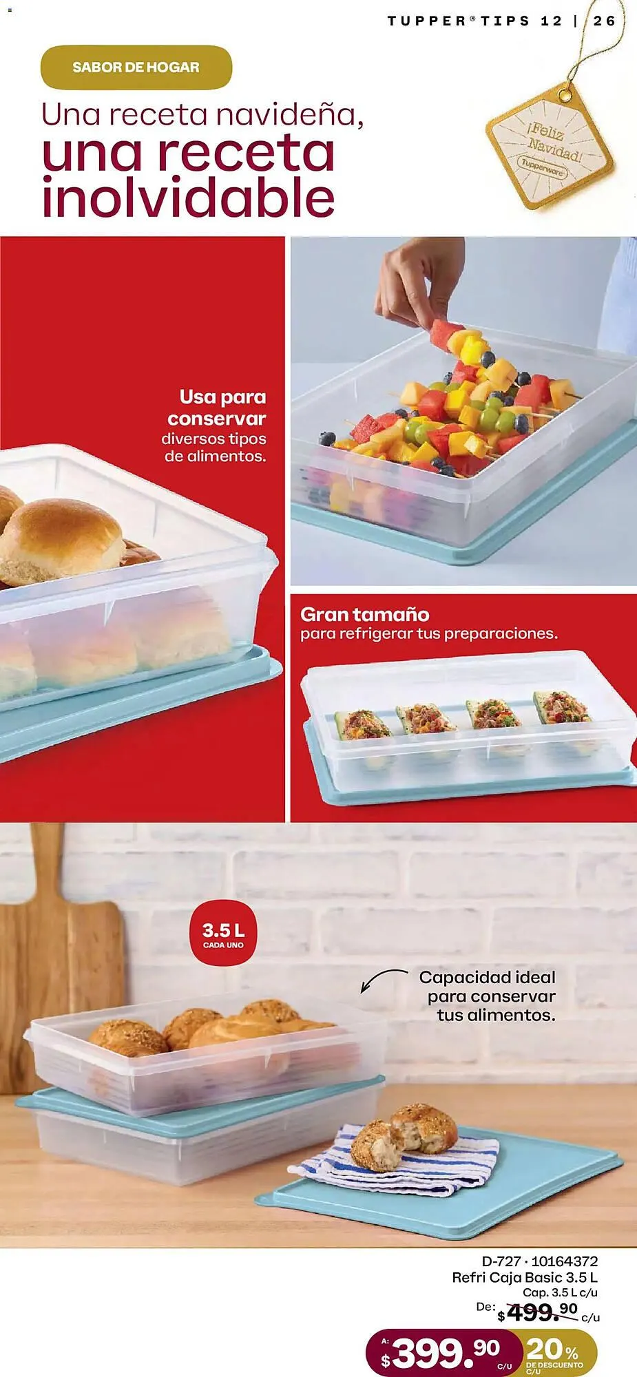 Catálogo de Catálogo Tupperware 3 de noviembre al 1 de diciembre 2025 - Pagina 26