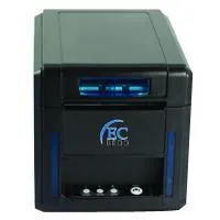 MINIPRINTER EC LINE EC-PM-80340, NEGRO, TERMICA, 80 MM, USB, SERIAL, ETHERNET (RED), RJ11, CORTE AUTOMATICO, 300 MM / SEG, ALERTA DE SONIDO Y LUZ, PARA COCINA EC LINE EC-PM-80340