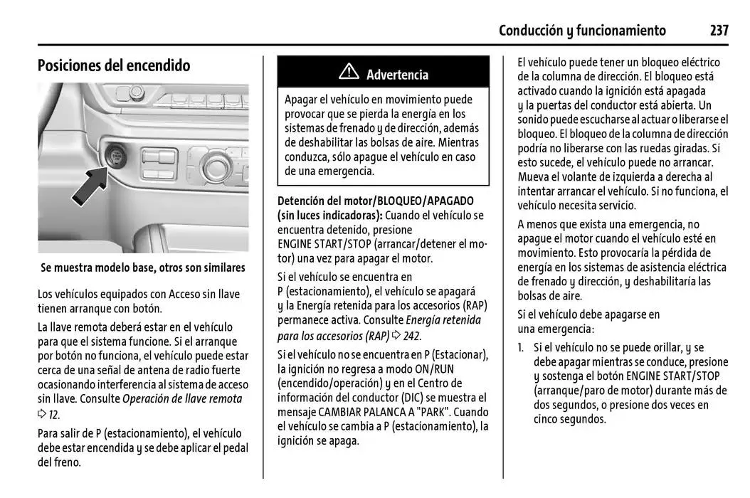 Catálogo de Cheyenne 2025 Manual del propietario 22 de enero al 31 de diciembre 2025 - Pagina 238