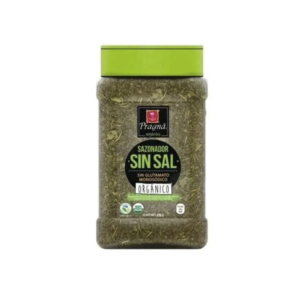 Sazonador Orgánico sin Sal Pragná 275 g