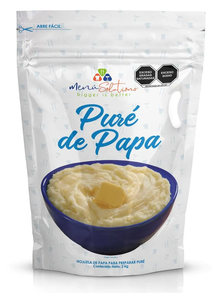 Puré de Papa Menú Solutions 2 Kg