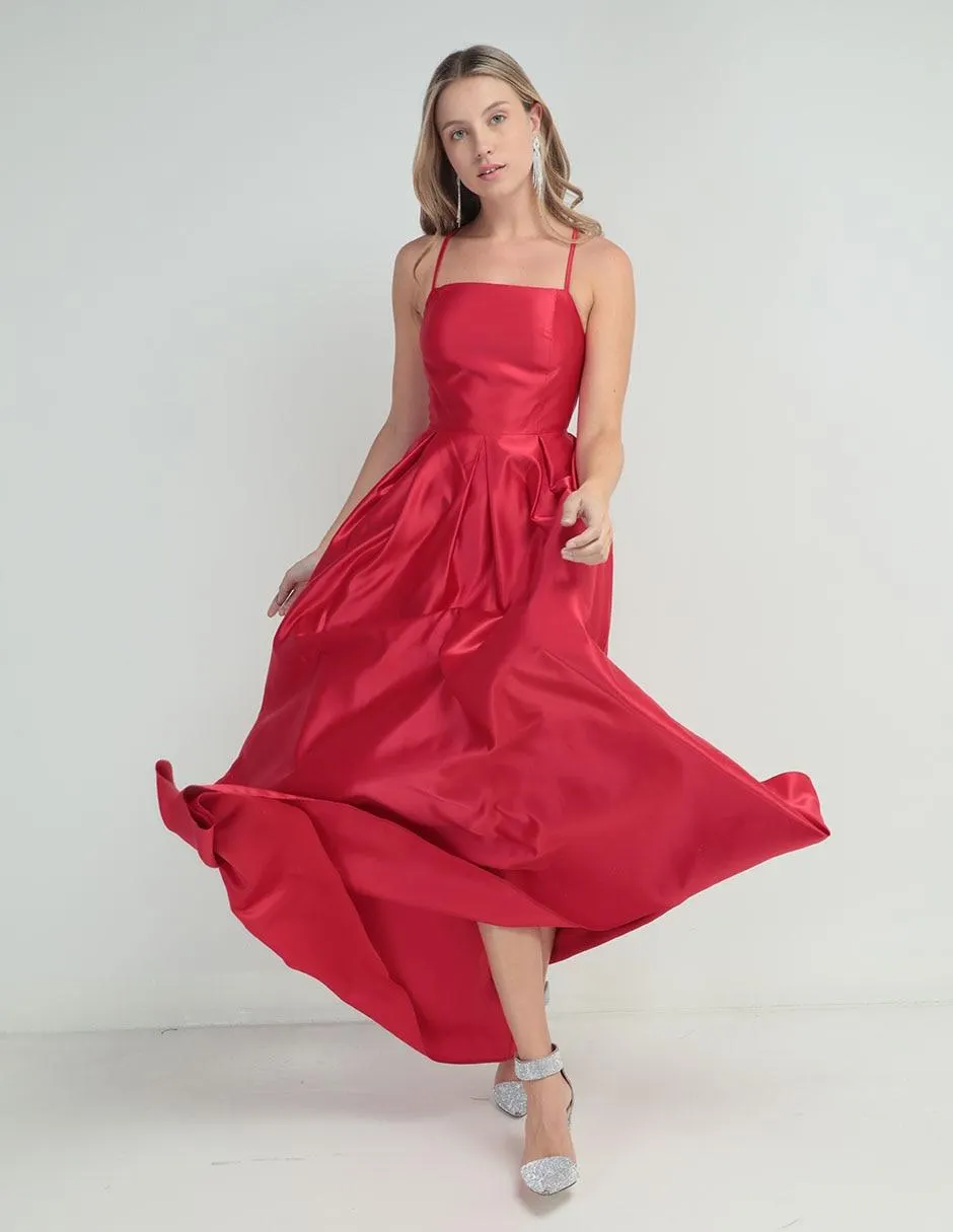 Vestido maxi de fiesta RUE by Rue de la Paix espalda cruzada