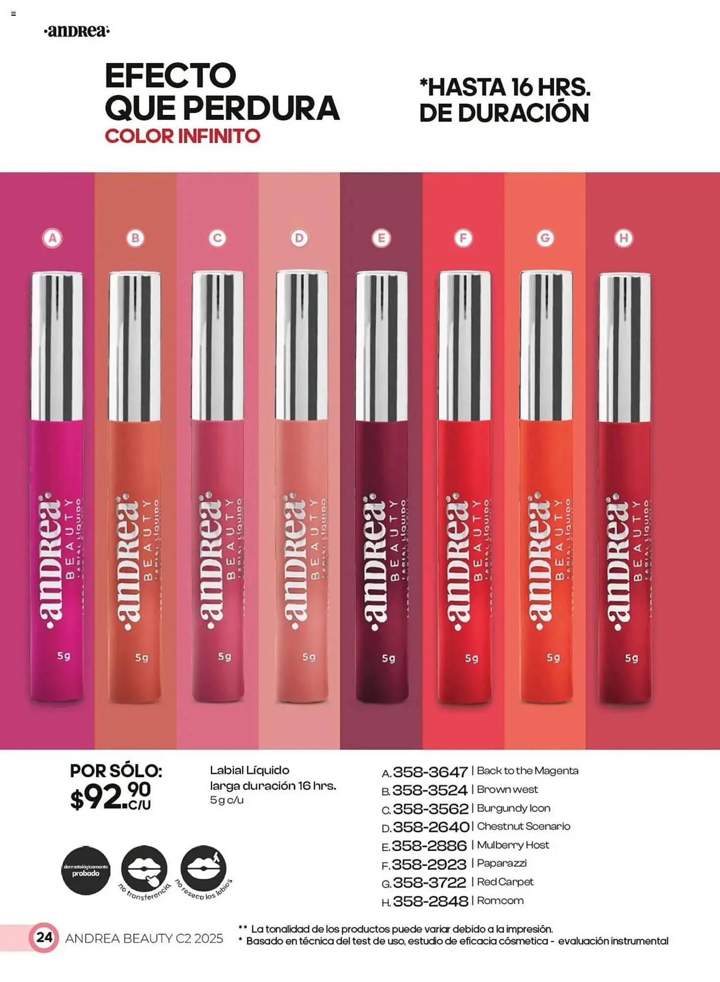 Catálogo de Catálogo Andrea 23 de marzo al 24 de mayo 2025 - Pagina 24