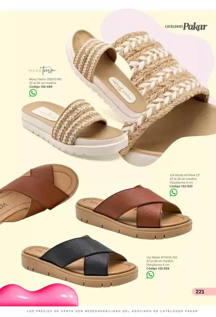 Catálogo de Pakar Sandalia 31 de enero al 31 de mayo 2025 - Pagina 221