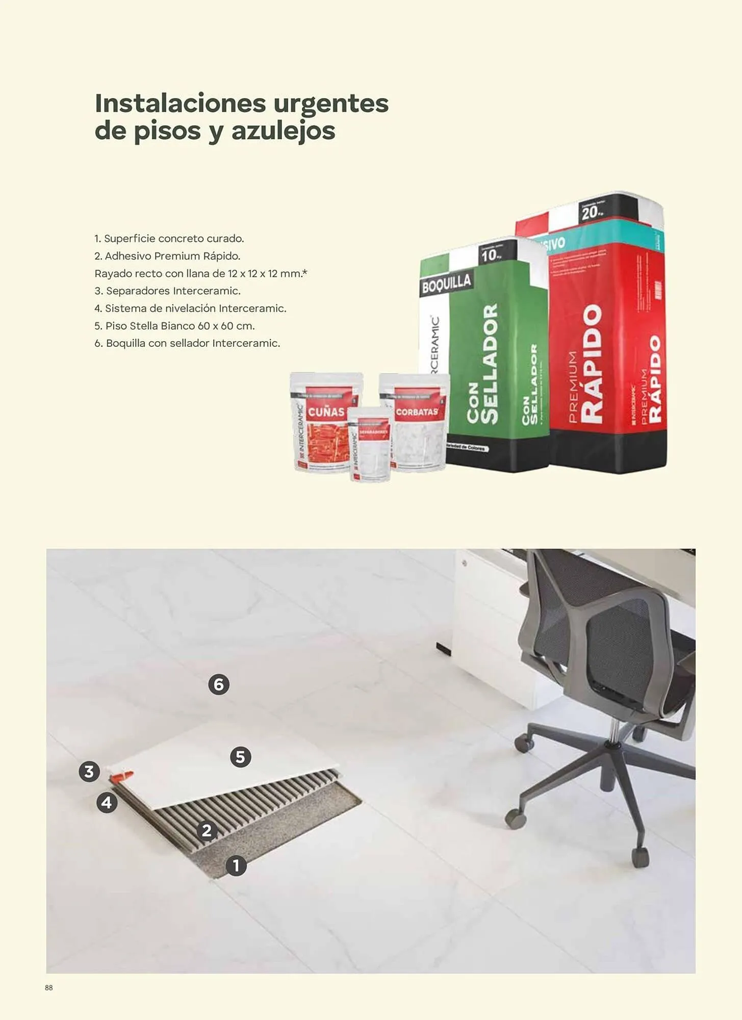 Catálogo de Catálogo Interceramic 3 de octubre al 3 de octubre 2026 - Pagina 88