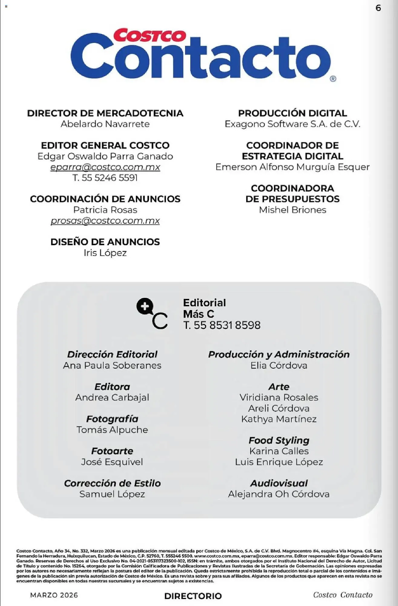 Catálogo de Catálogo Costco 1 de marzo al 1 de abril 2026 - Pagina 6