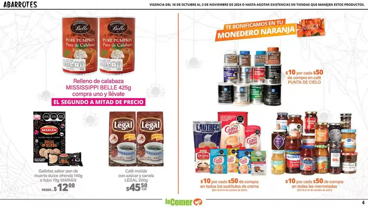 Catálogo de HALLOWEEN LA COMER 16 de octubre al 3 de noviembre 2024 - Pagina 4