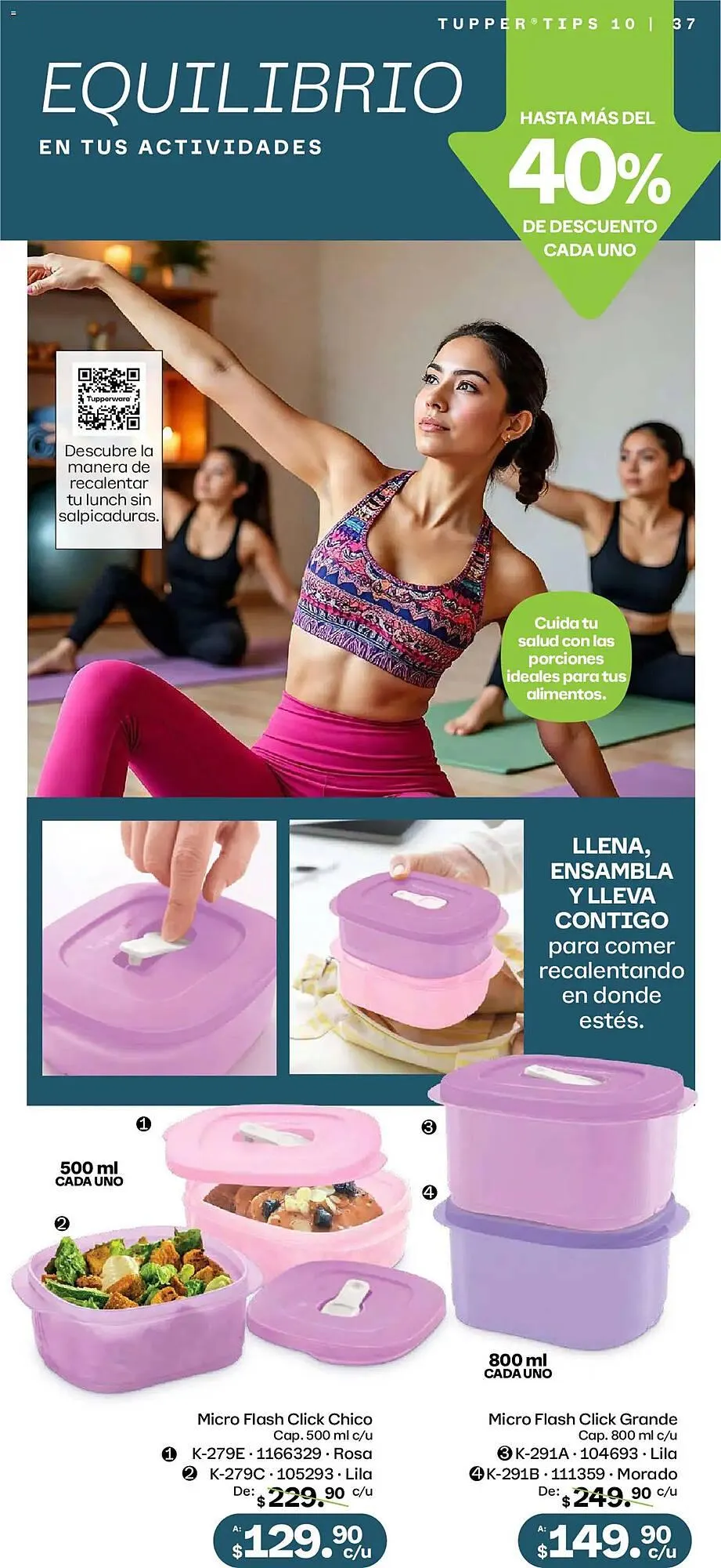 Catálogo de Catálogo Tupperware 8 de septiembre al 6 de octubre 2025 - Pagina 37