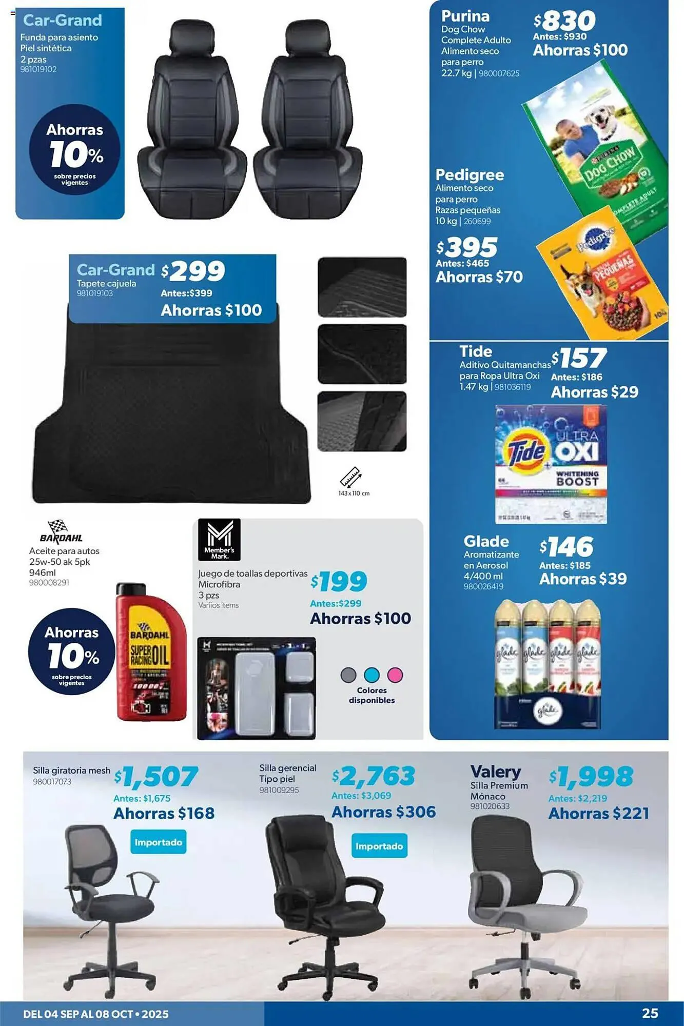 Catálogo de Catálogo Sam's Club 4 de septiembre al 8 de octubre 2025 - Pagina 25