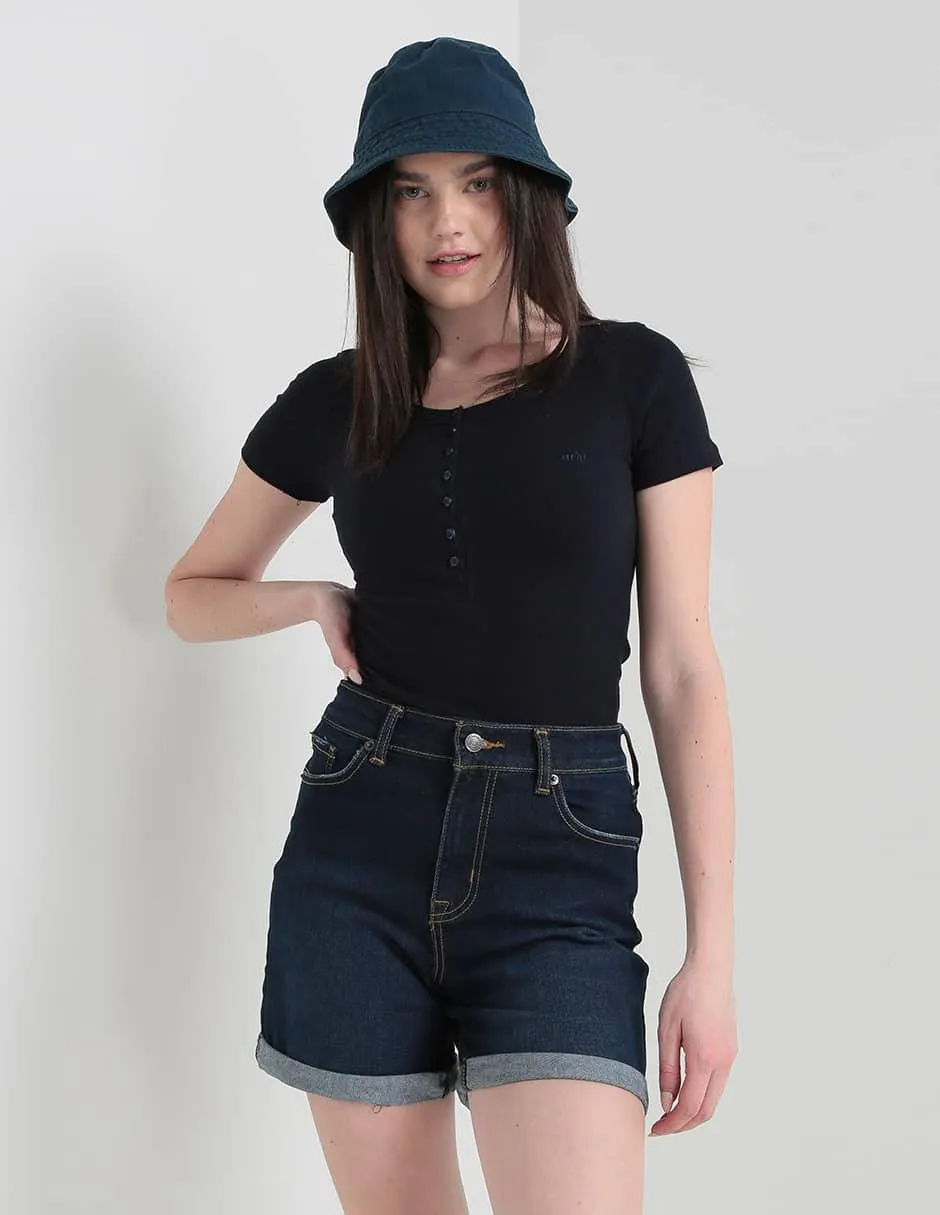 Short Aéropostale de mezclilla para mujer