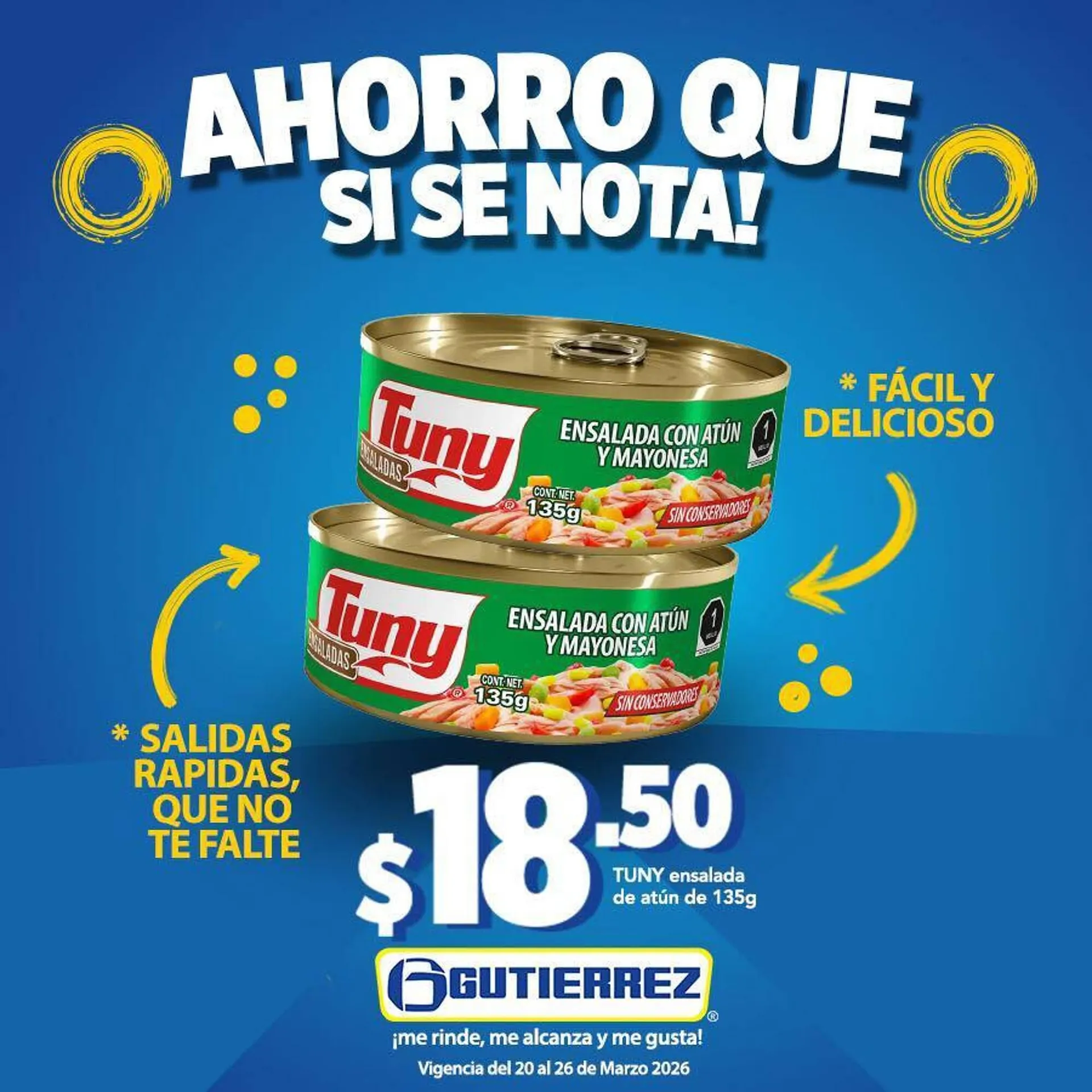 Catálogo de Folleto Super Gutiérrez 21 de marzo al 26 de marzo 2026 - Pagina 1