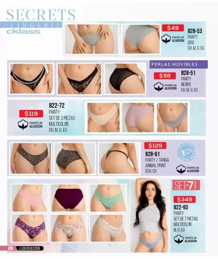 Catálogo de Catálogo Cklass Liquidación Ropa 2025 México 31 de marzo al 31 de agosto 2025 - Pagina 40