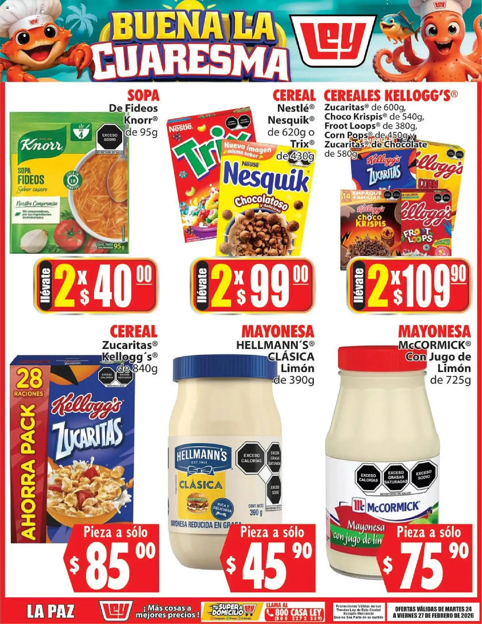 Catálogo de Folleto Casa Ley 24 de febrero al 27 de febrero 2026 - Pagina 4