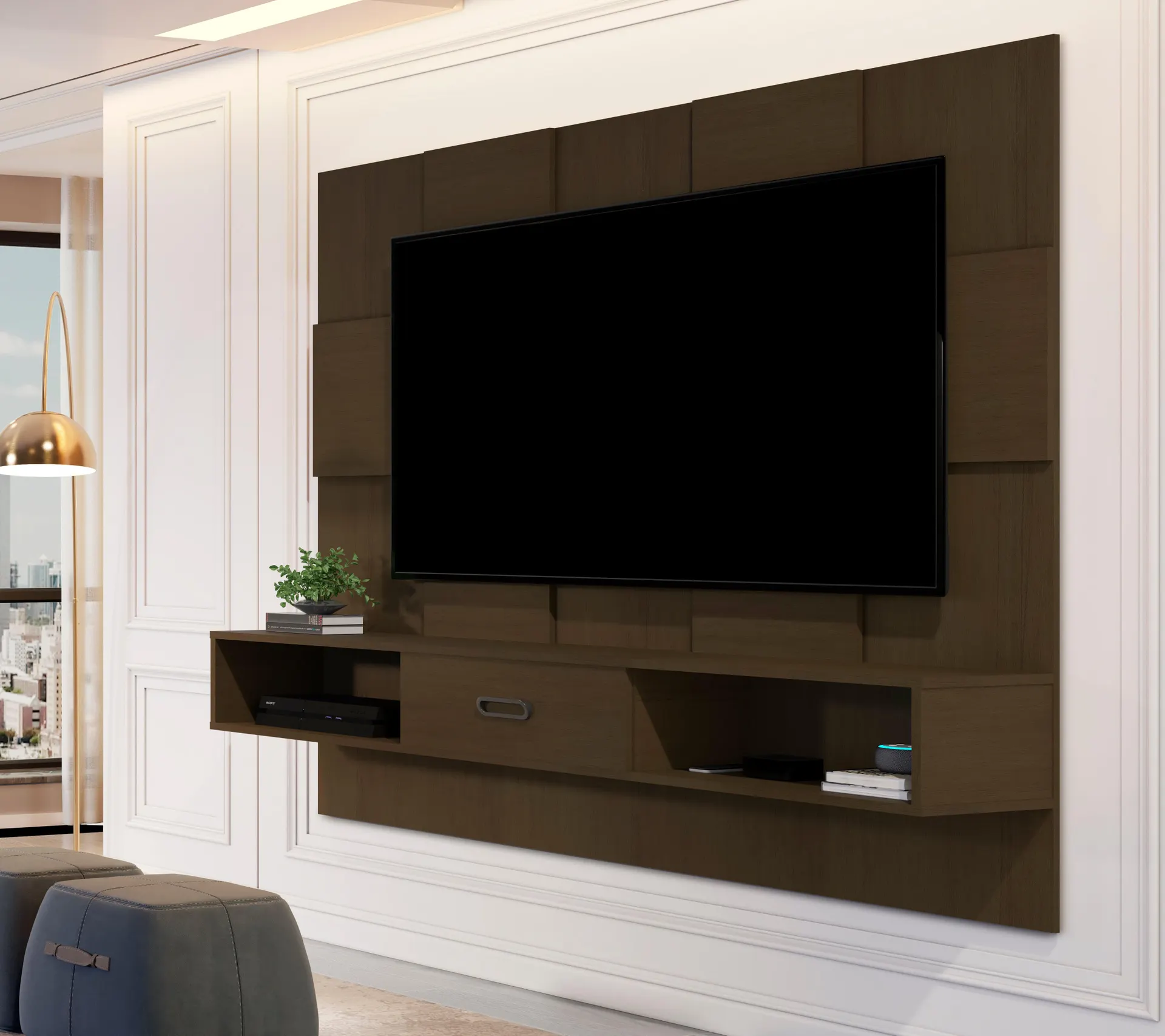 Panel para TV Flotante Belar 135 (60'')