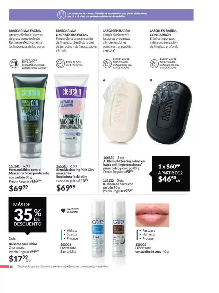Catálogo de Revista Avon Natura Ciclo 6 2025 1 de junio al 30 de junio 2025 - Pagina 36