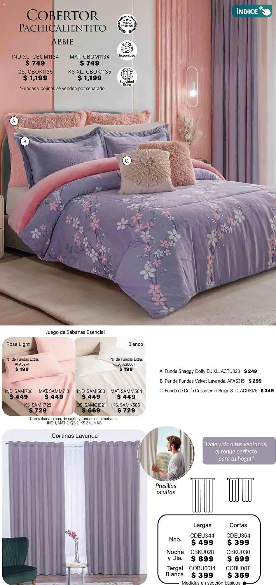 Catálogo de Catálogo Colchas Concord 1 de noviembre al 1 de febrero 2026 - Pagina 325