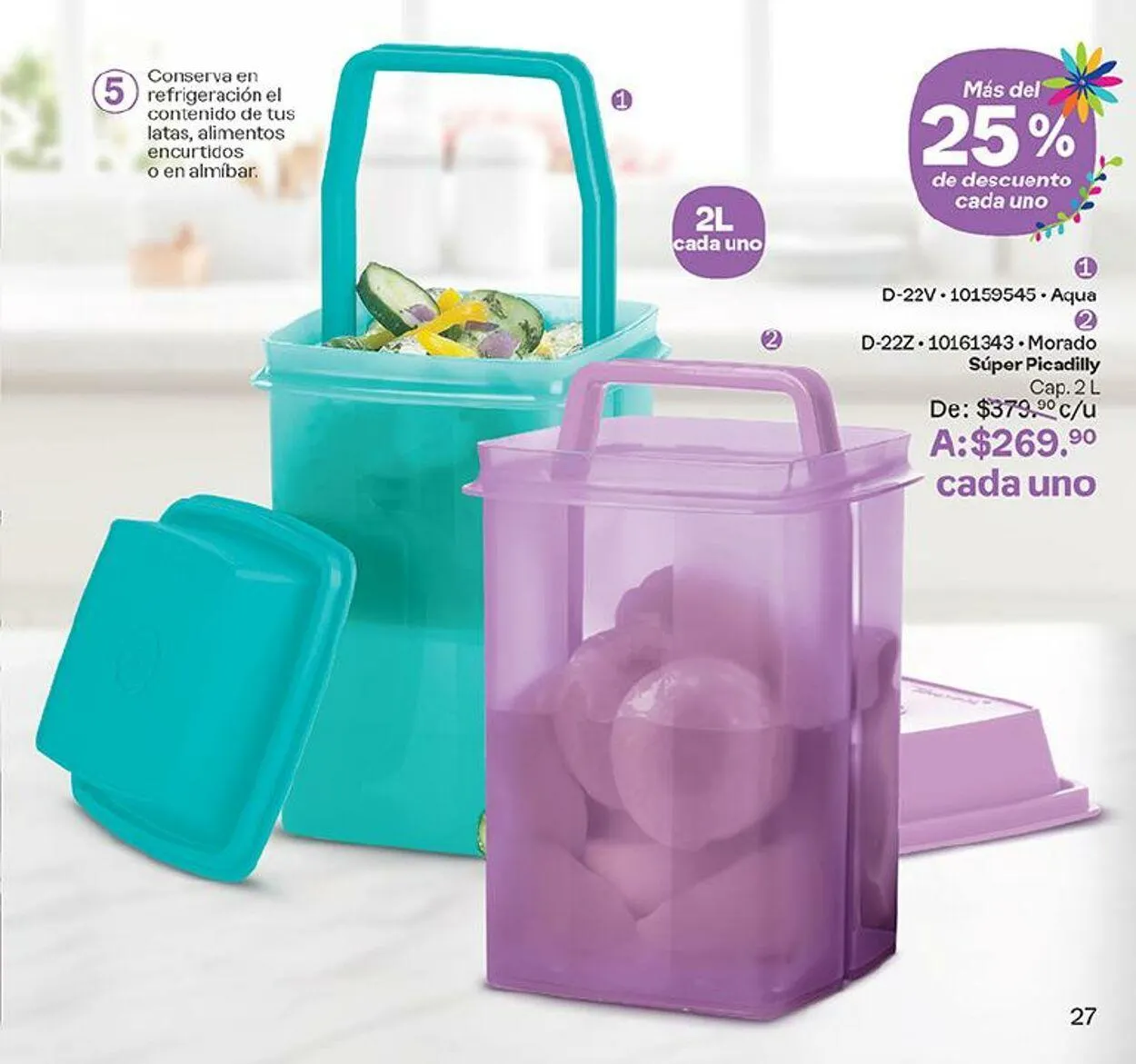 Catálogo de Tupperware 4 de septiembre al 16 de septiembre 2024 - Pagina 27
