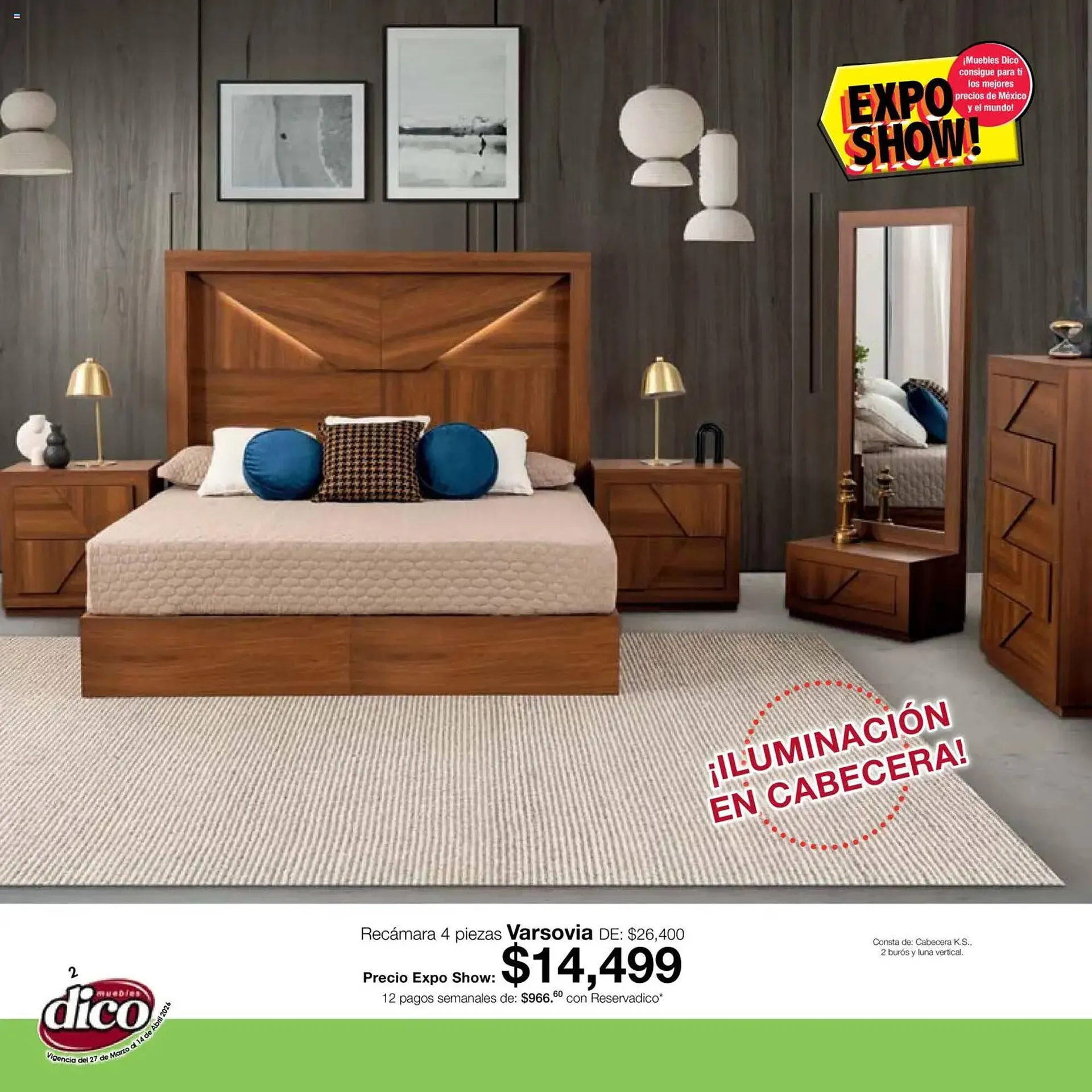 Catálogo de Catálogo Muebles Dico 27 de marzo al 14 de abril 2026 - Pagina 2