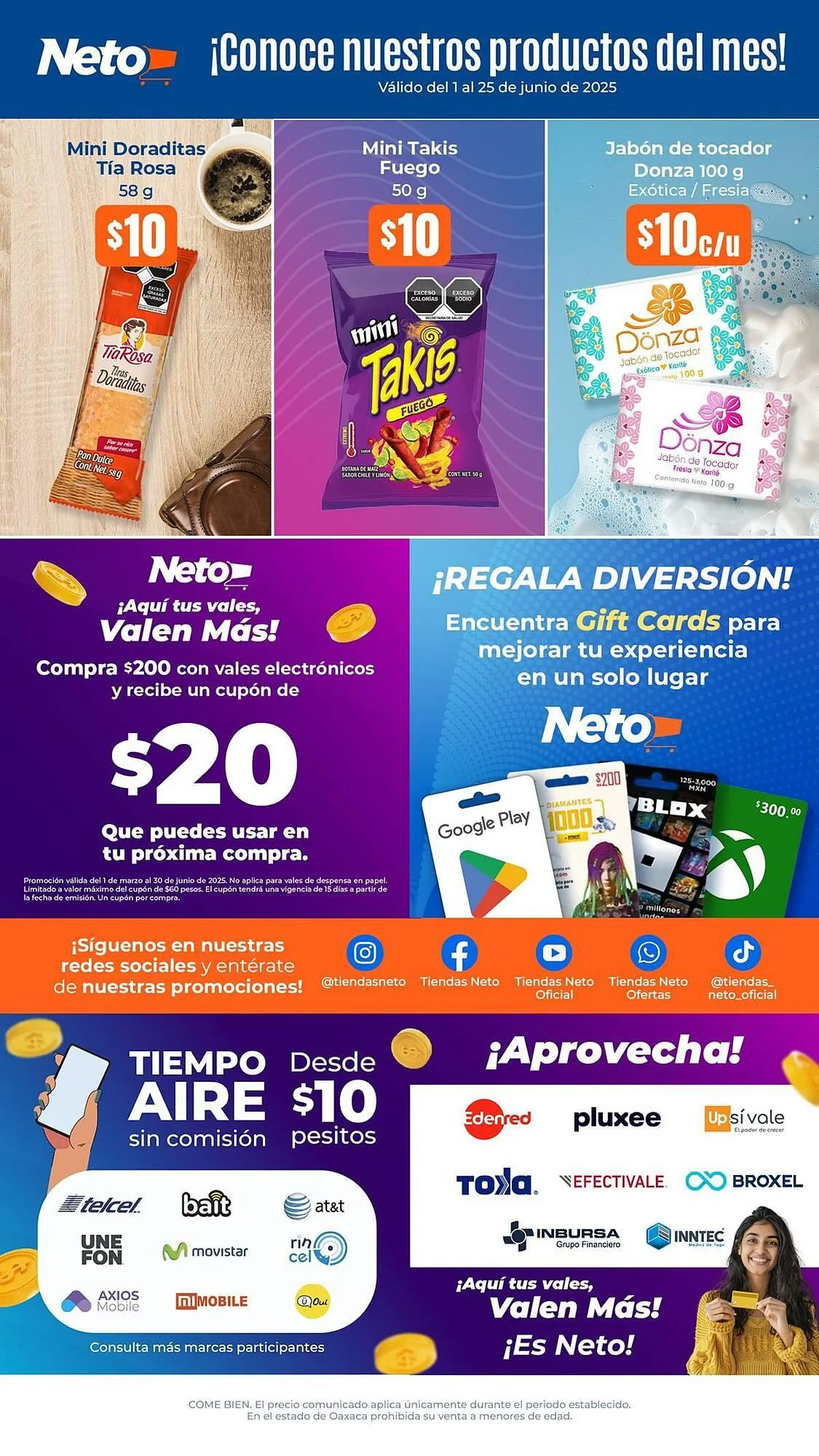 Catálogo de Catálogo Tiendas Neto 1 de junio al 25 de junio 2025 - Pagina 8