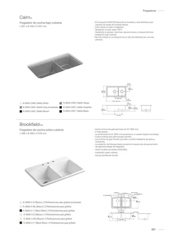 Catálogo de Catálogo Kohler 14 de noviembre al 31 de marzo 2025 - Pagina 261