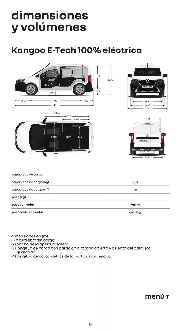 Catálogo de Renault Kangoo E-Tech 11 de marzo al 11 de marzo 2026 - Pagina 14