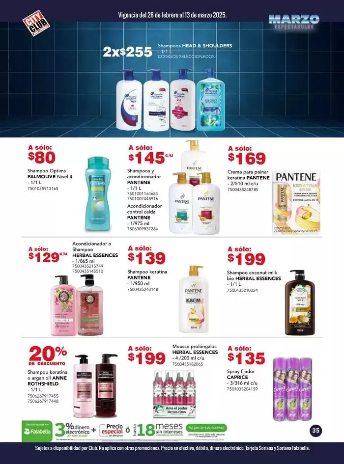 Catálogo de Marzo Espectacular 28 de febrero al 31 de marzo 2025 - Pagina 35