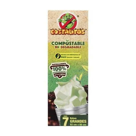 Bolsa para Basura Biodegradable Grande Costalitos 7 pzs