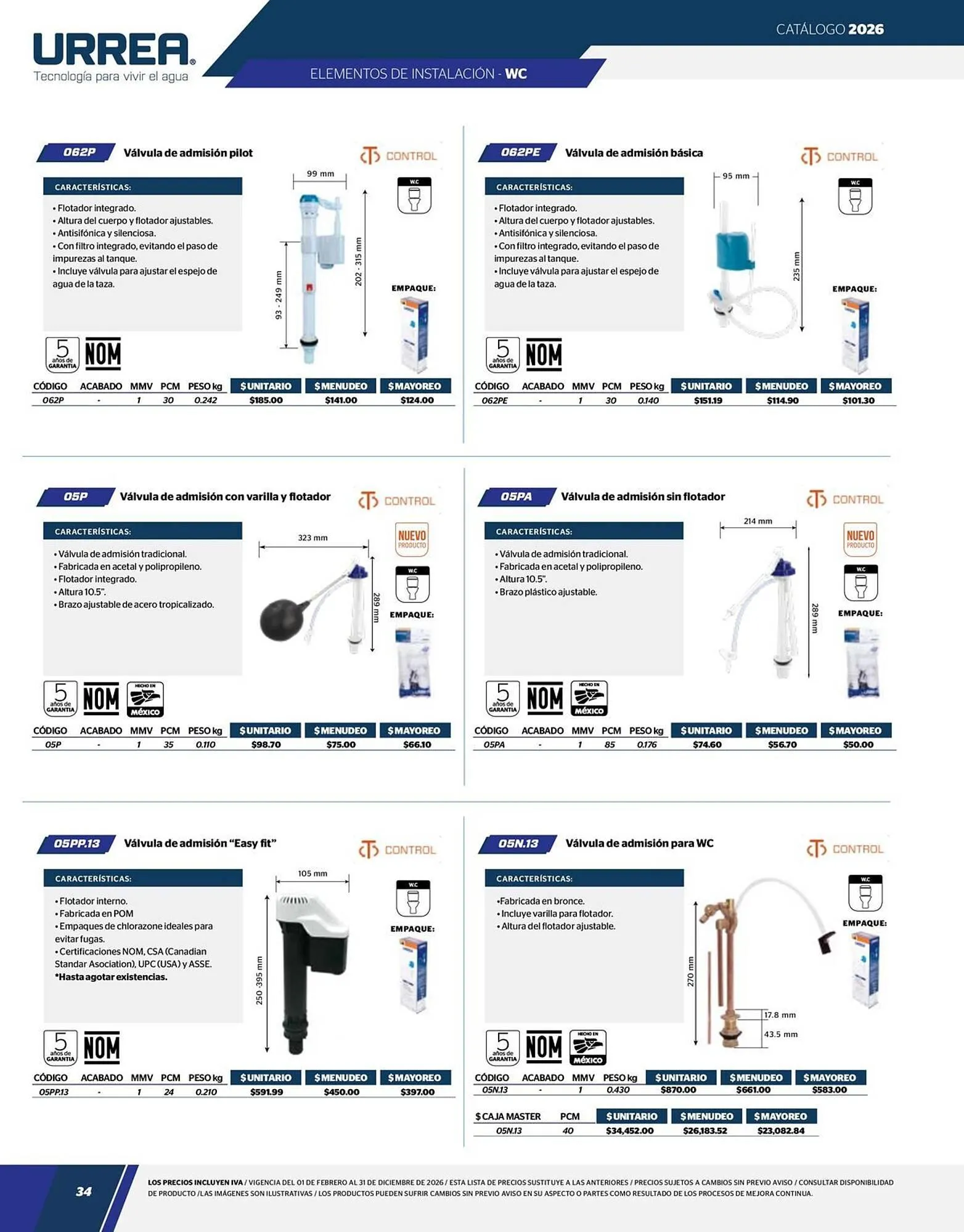 Catálogo de Catálogo Urrea 24 de abril al 31 de diciembre 2026 - Pagina 36