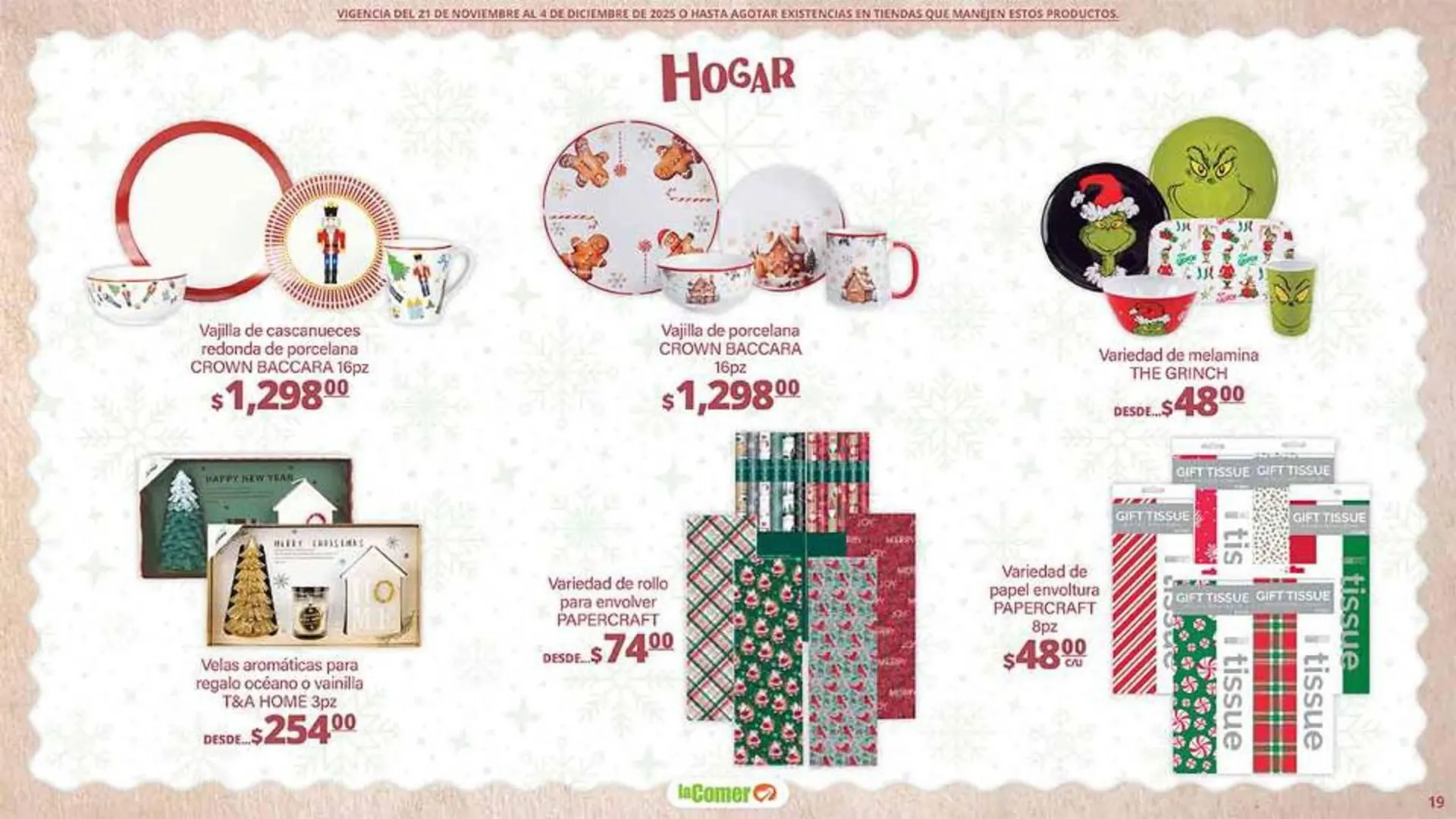 Catálogo de Folleto La Comer 21 de noviembre al 4 de diciembre 2025 - Pagina 19
