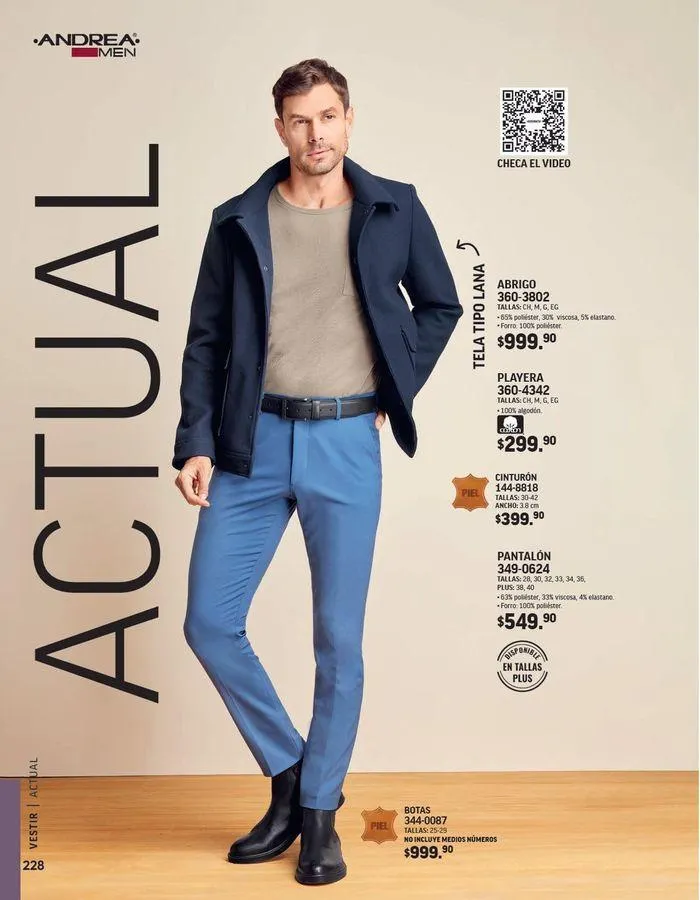 Catálogo de ANDREA - VESTIR CABALLERO 26 de agosto al 25 de enero 2025 - Pagina 42
