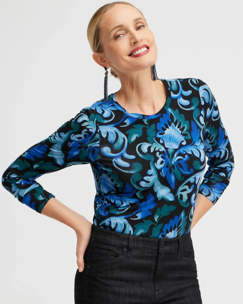 Touch of Cool Scrolls Layering Tee