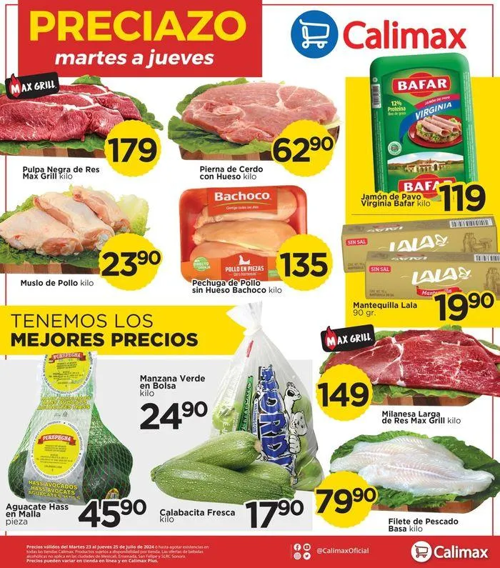 Catálogo de Calimax Preciazo 24 de julio al 25 de julio 2024 - Pagina 1