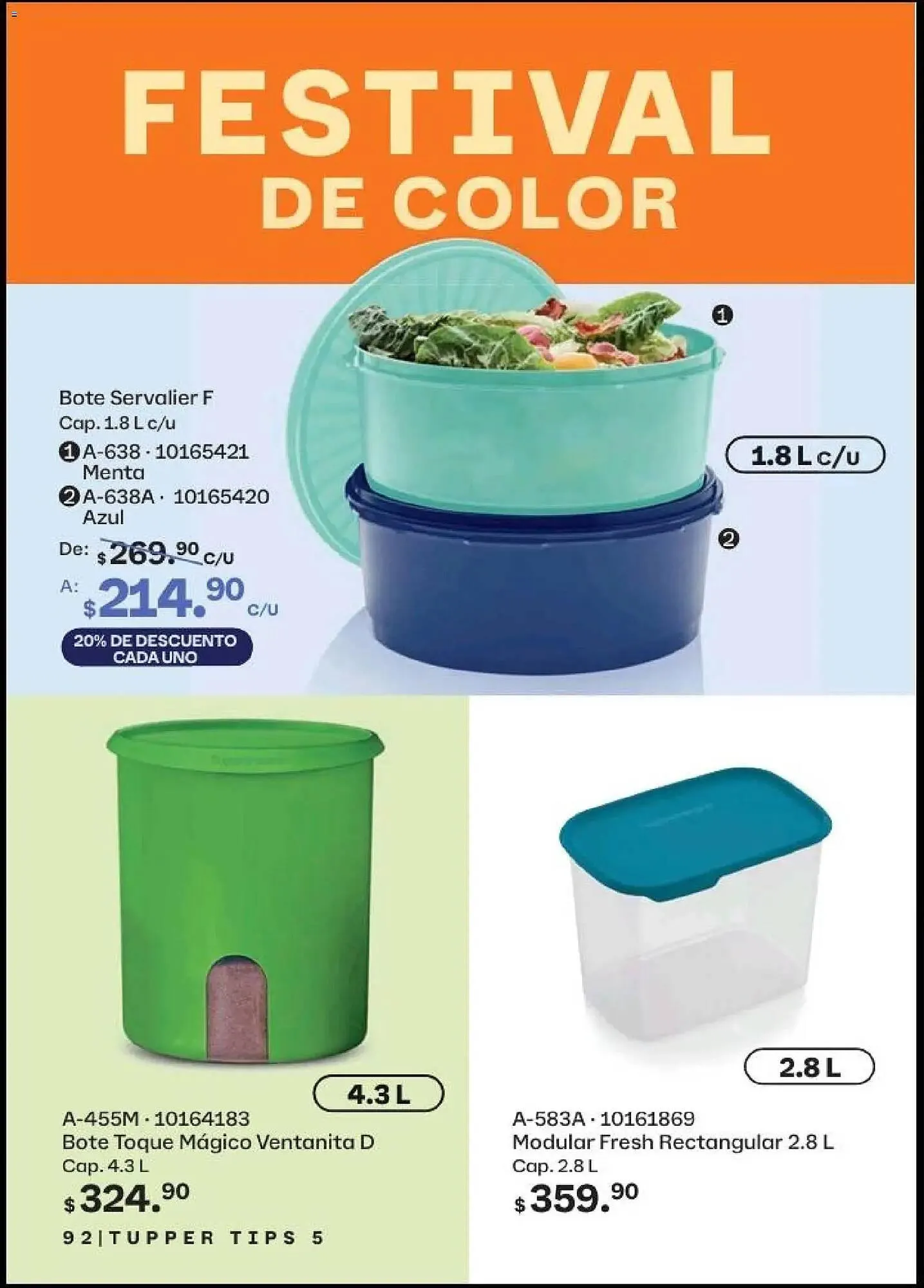 Catálogo de Catálogo Tupperware 20 de abril al 17 de mayo 2026 - Pagina 92