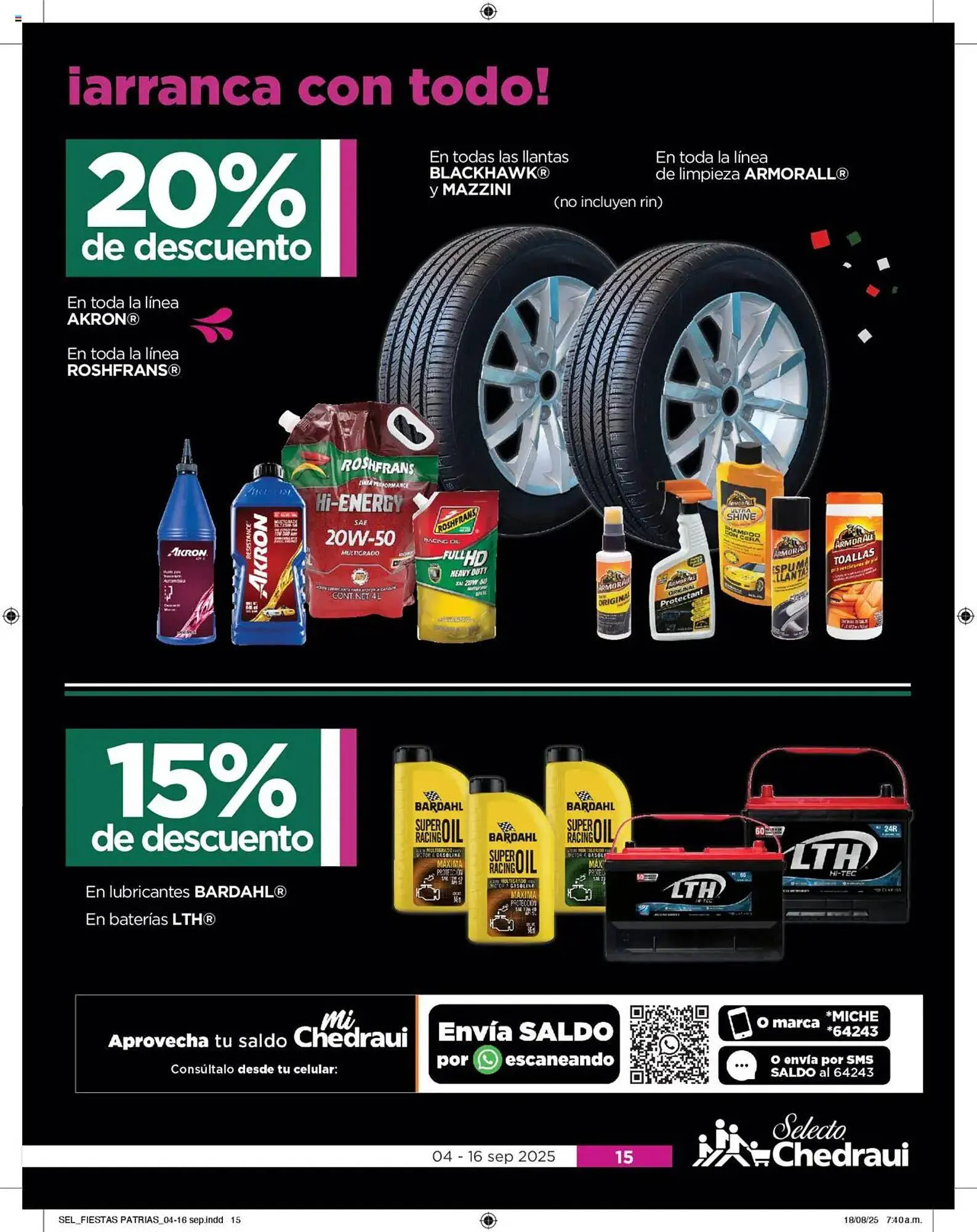 Catálogo de Folleto Chedraui 4 de septiembre al 17 de septiembre 2025 - Pagina 15