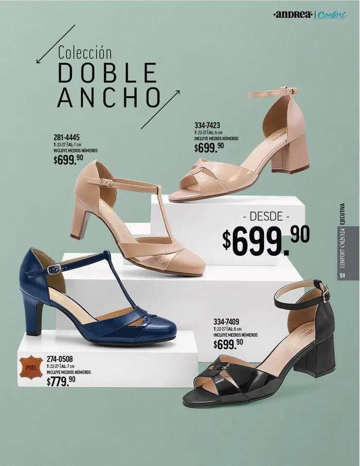 Catálogo de ANDREA - CALZADO CONFORT 26 de agosto al 25 de enero 2025 - Pagina 48
