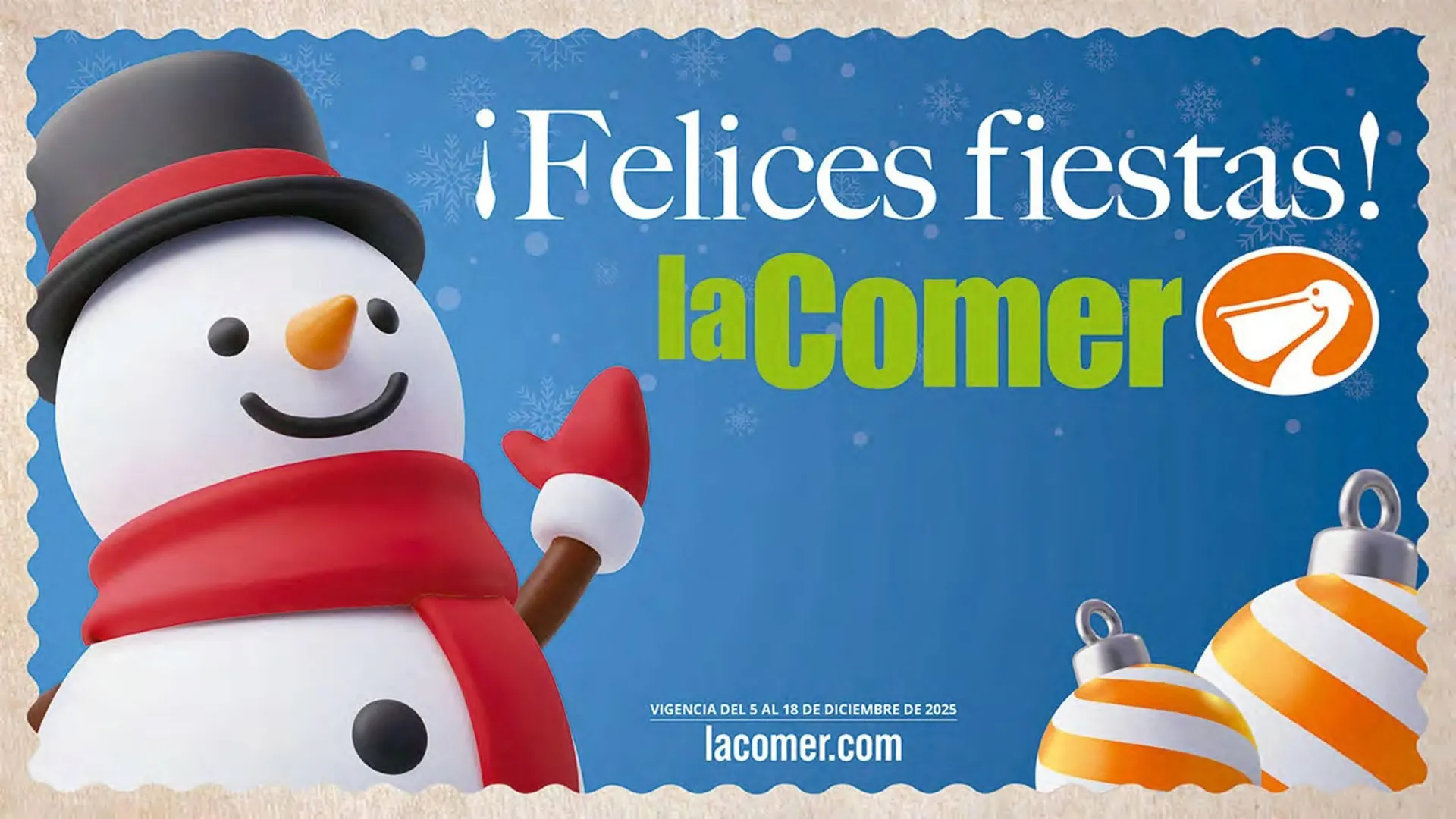 Catálogo de Folleto La Comer 5 de diciembre al 18 de diciembre 2025 - Pagina 1