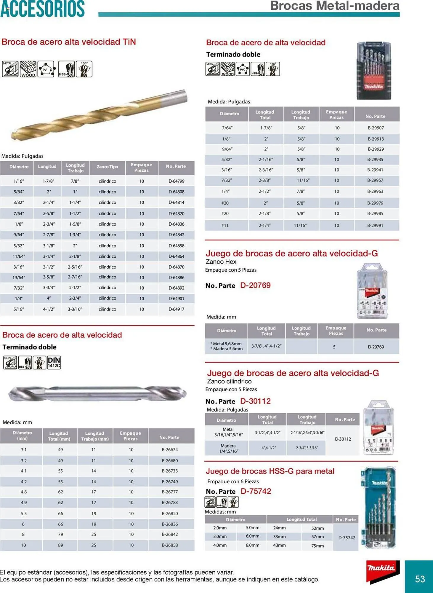 Catálogo de Catálogo Makita 8 de julio al 31 de diciembre 2025 - Pagina 53