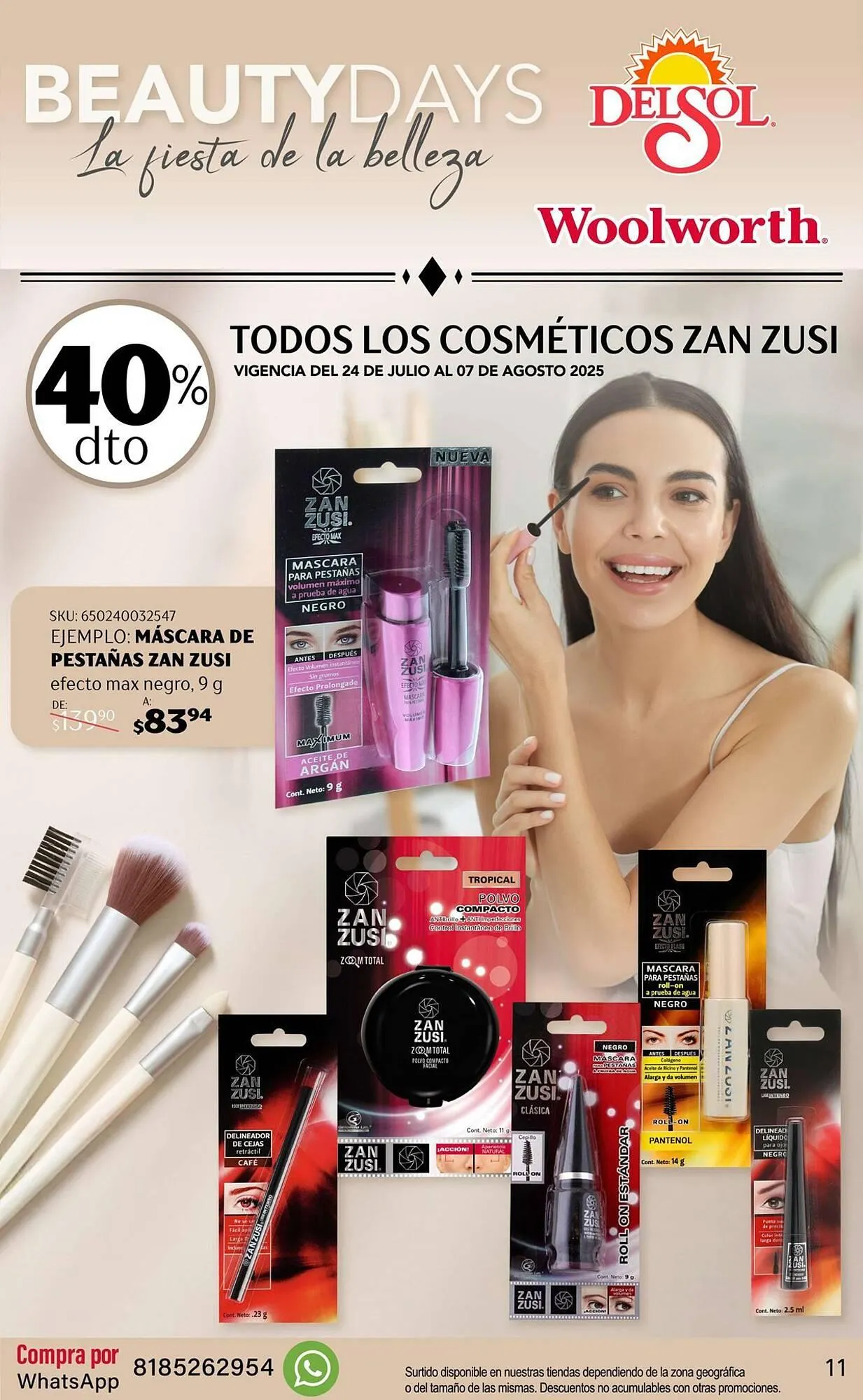 Catálogo de Catálogo Woolworth 24 de julio al 11 de agosto 2025 - Pagina 11