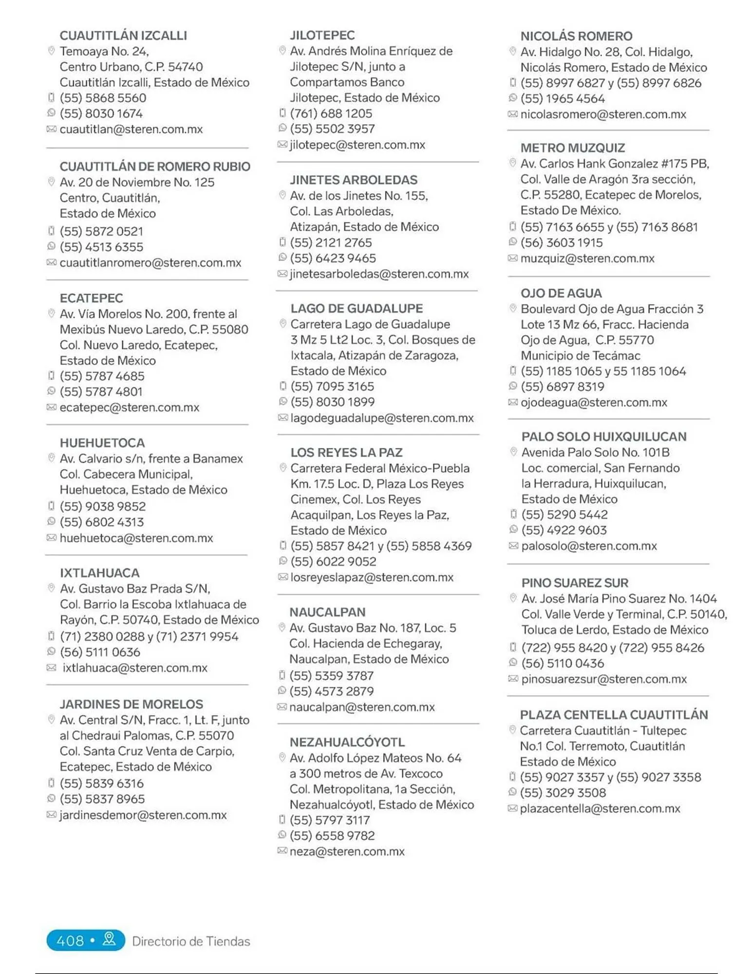 Catálogo de Catálogo Steren 18 de febrero al 31 de diciembre 2025 - Pagina 426