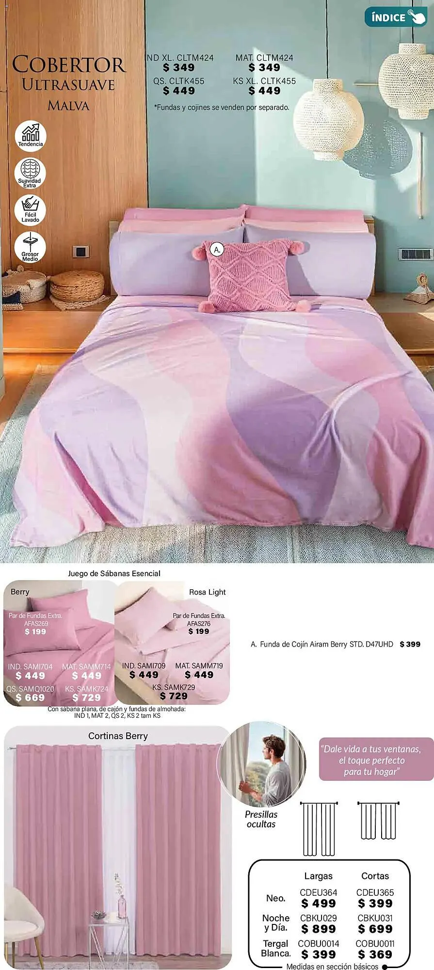 Catálogo de Catálogo Colchas Concord 1 de noviembre al 1 de febrero 2026 - Pagina 408
