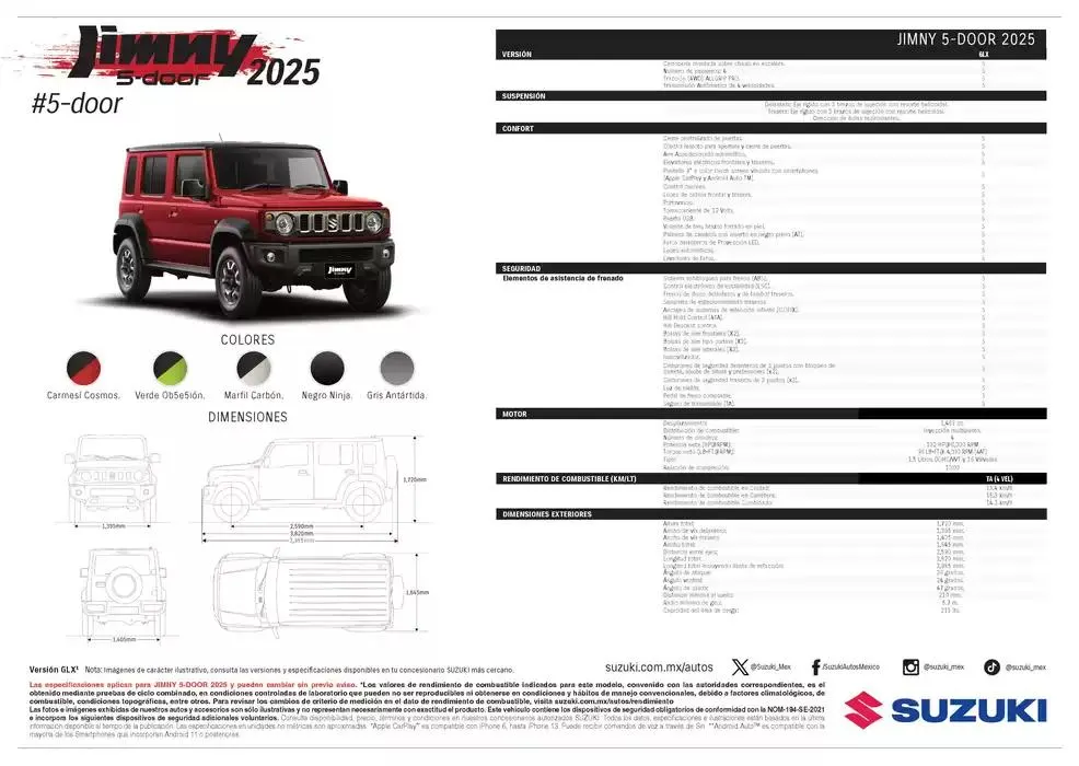 Catálogo de Suzuki Jimny 5-door 15 de enero al 31 de diciembre 2025 - Pagina 2
