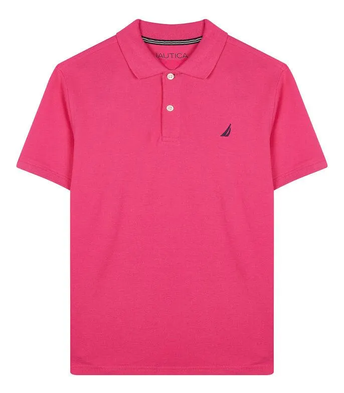 Playera tipo polo de manga corta Niño